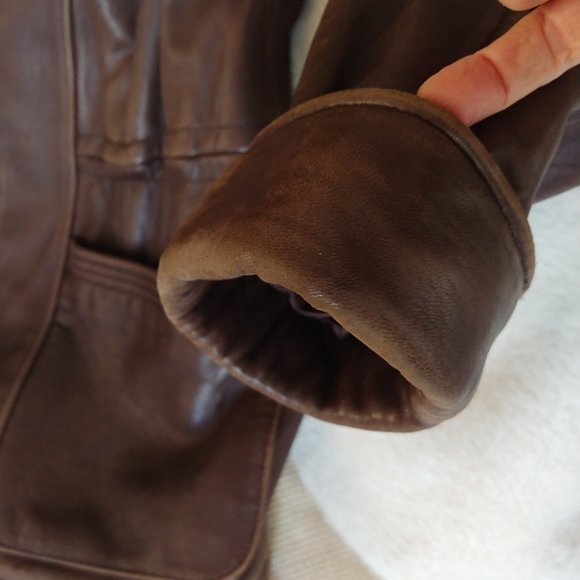 Pelle Studio brown Leather Jacket size S - Picture 7 of 9